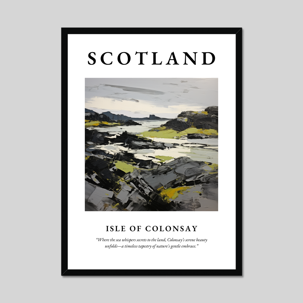 Poster of Isle of Colonsay, Scotland.