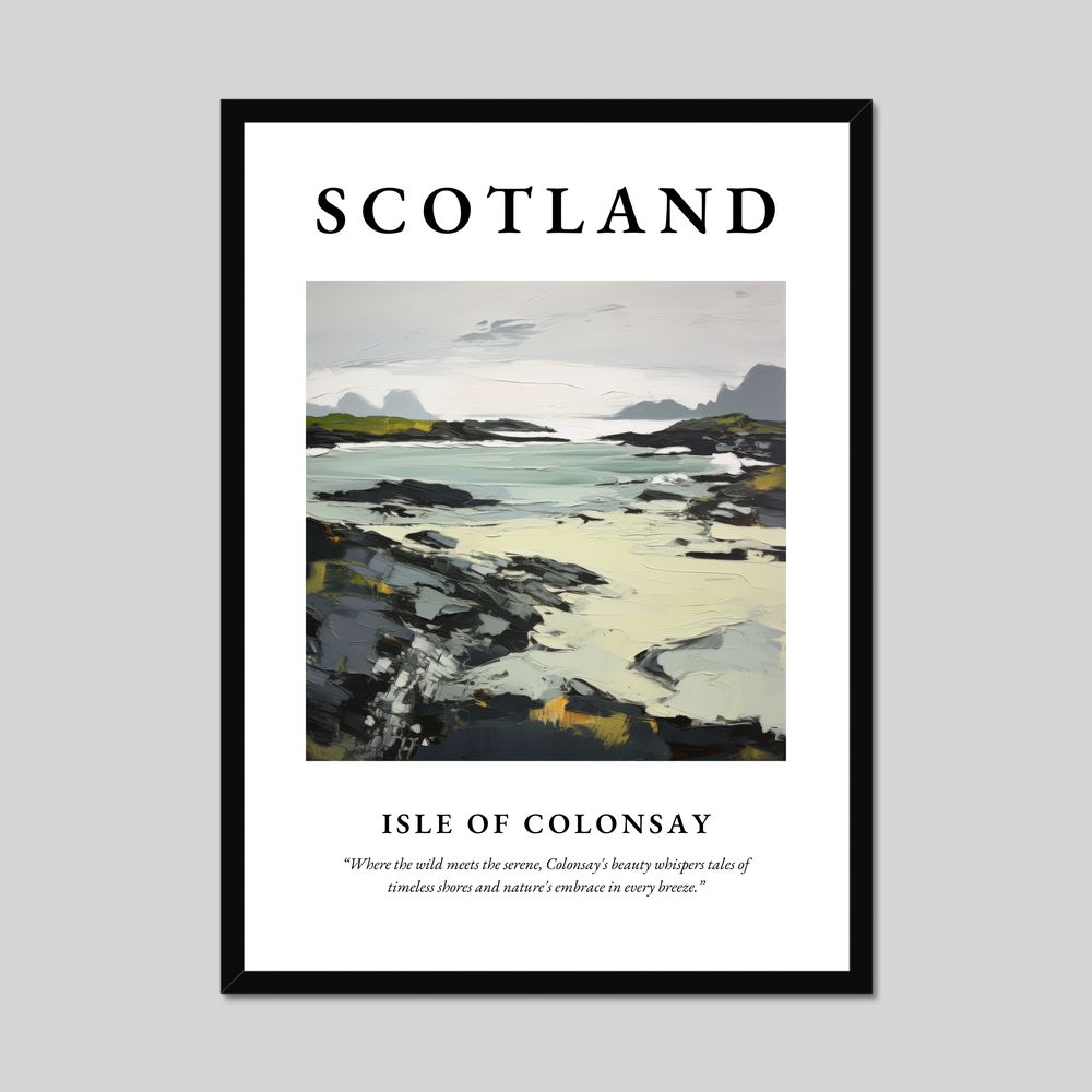 Poster of Isle of Colonsay, Scotland.