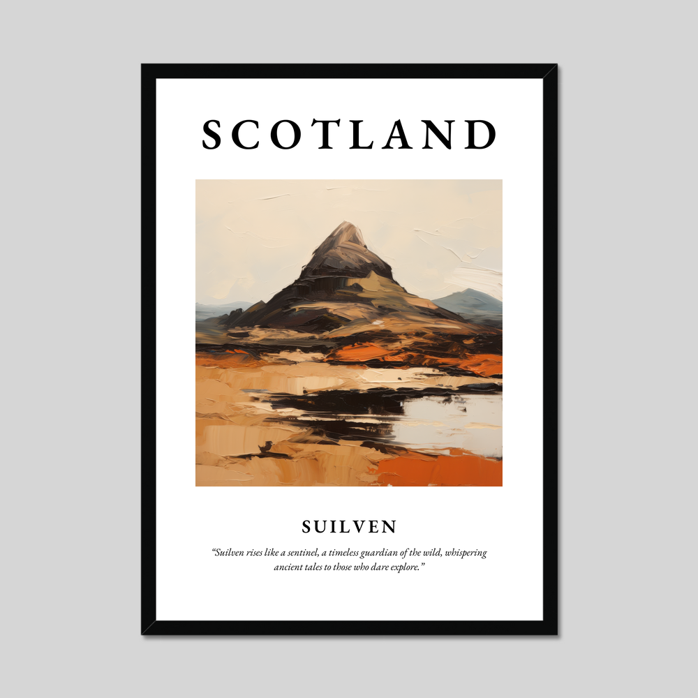 Poster of Suilven, Scotland.