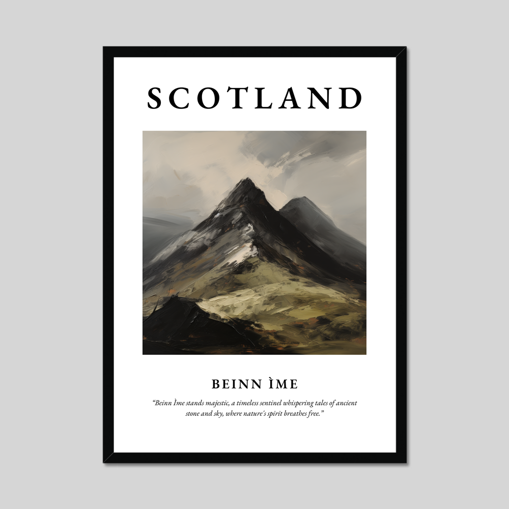 Poster of Beinn Ìme, Scotland.