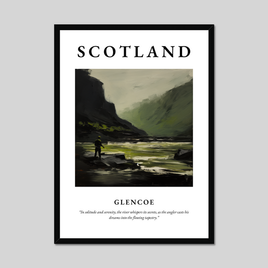 Poster of Glencoe, Scotland.