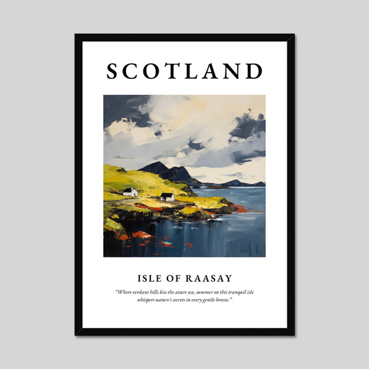 Poster of Isle of Raasay, Scotland.