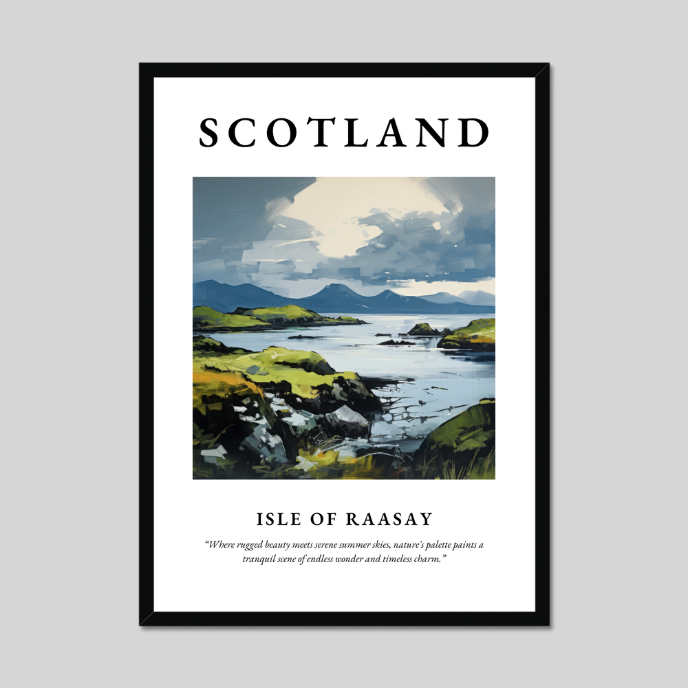 Poster of Isle of Raasay, Scotland.