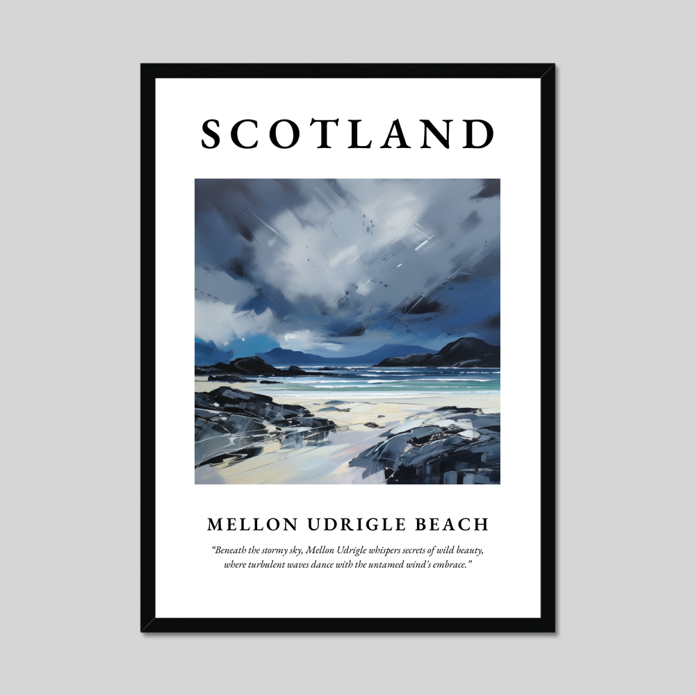 Poster of Mellon Udrigle Beach, Scotland.