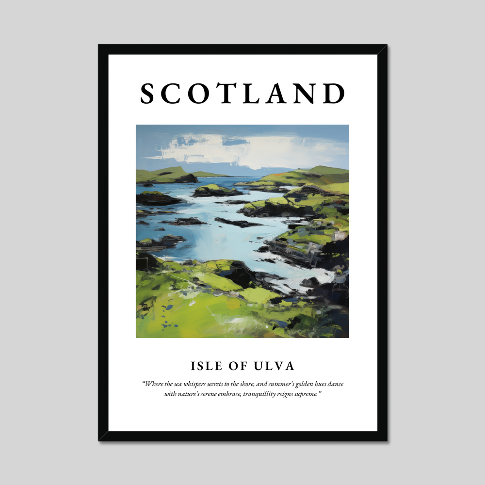 Poster of Isle of Ulva, Scotland.