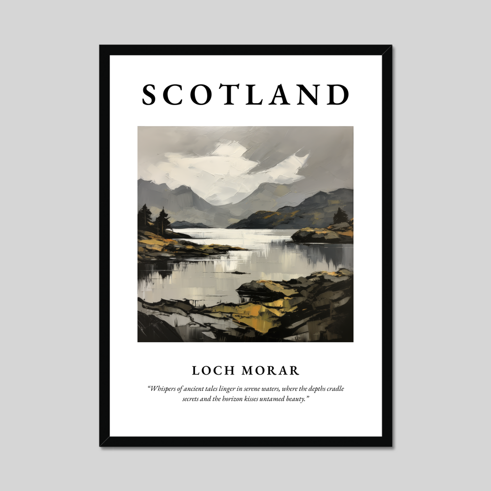 Poster of Loch Morar, Scotland.