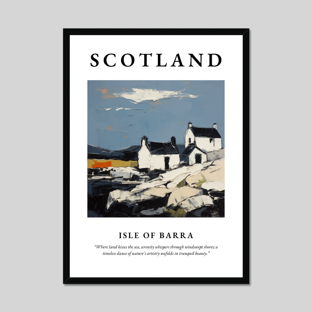 Poster of Isle of Barra, Scotland.