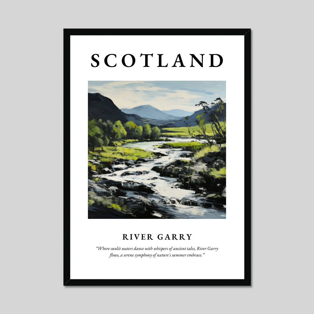 Poster of River Garry, Scotland.