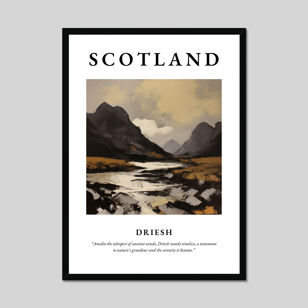 Poster of Driesh, Scotland.