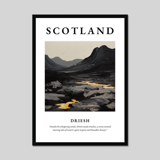 Poster of Driesh, Scotland.