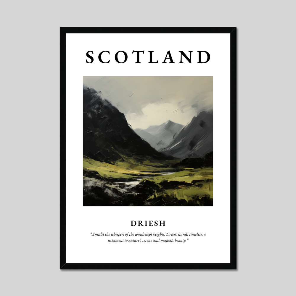 Poster of Driesh, Scotland.