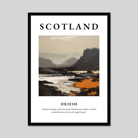 Poster of Driesh, Scotland.