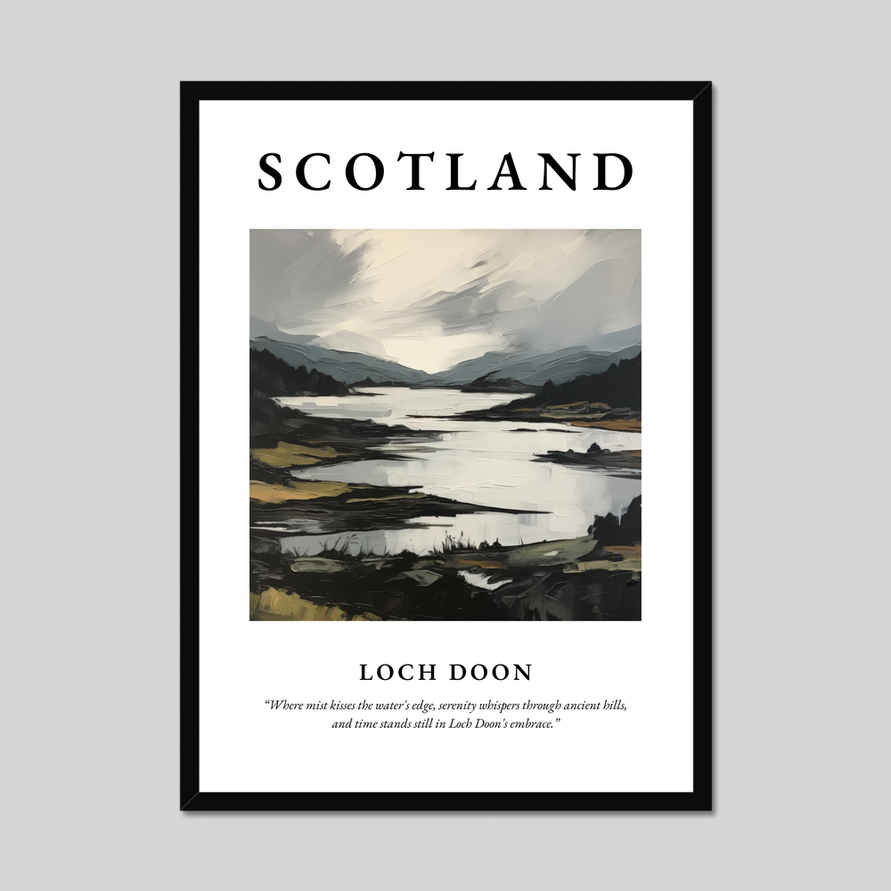 Poster of Loch Doon, Scotland.