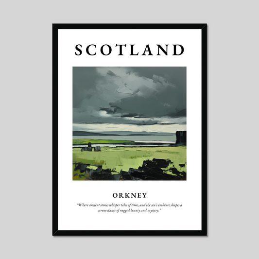 Poster of Orkney, Scotland.