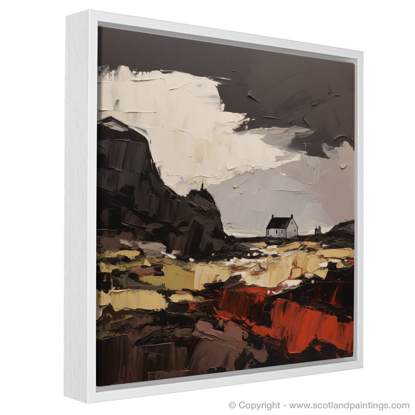 Painting and Art Print of Càrn Mairg entitled "Majestic Solitude of Càrn Mairg".