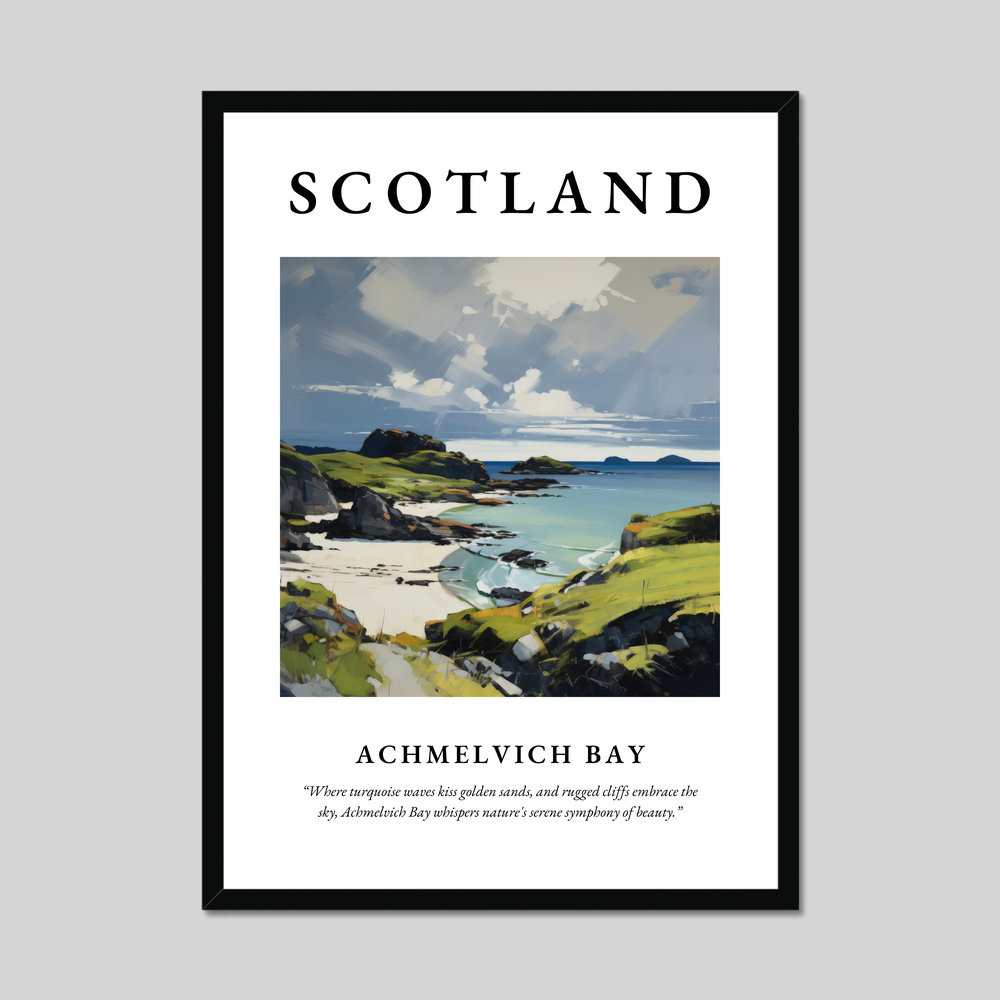 Poster of Achmelvich Bay, Scotland.