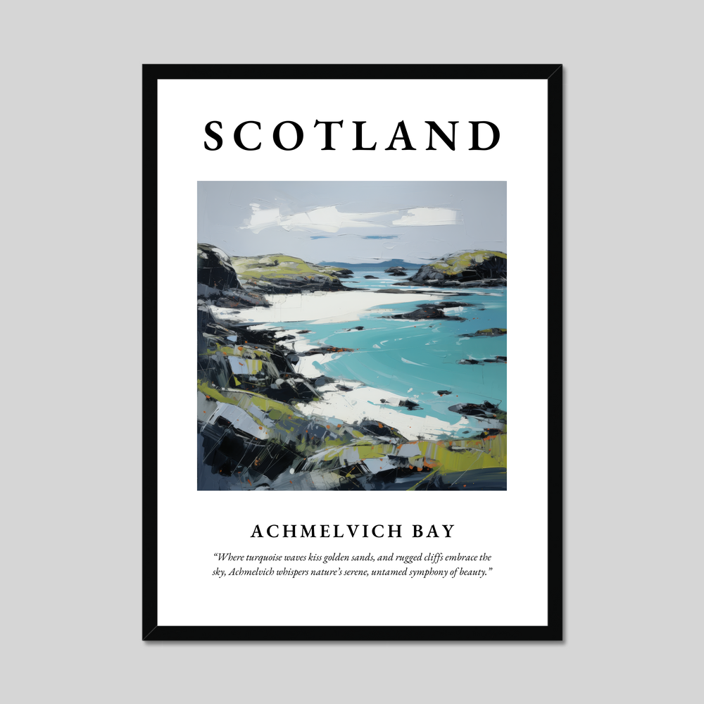 Poster of Achmelvich Bay, Scotland.