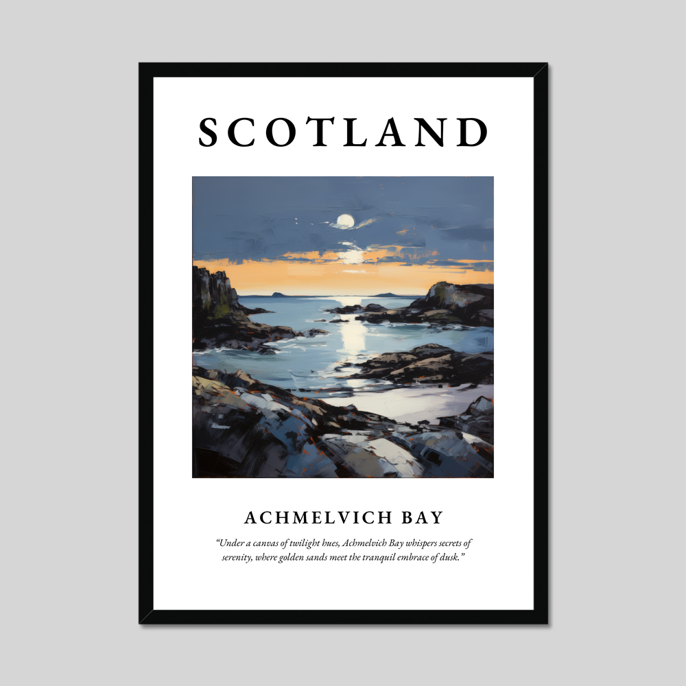 Poster of Achmelvich Bay, Scotland.