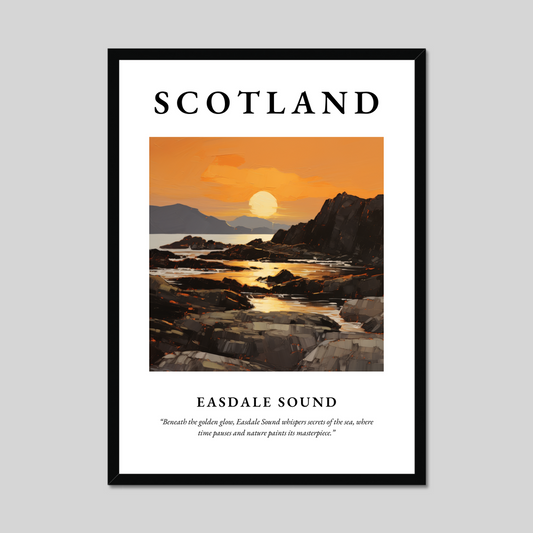 Poster of Easdale Sound, Scotland.