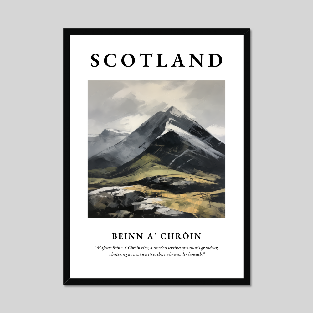 Poster of Beinn a' Chròin, Scotland.