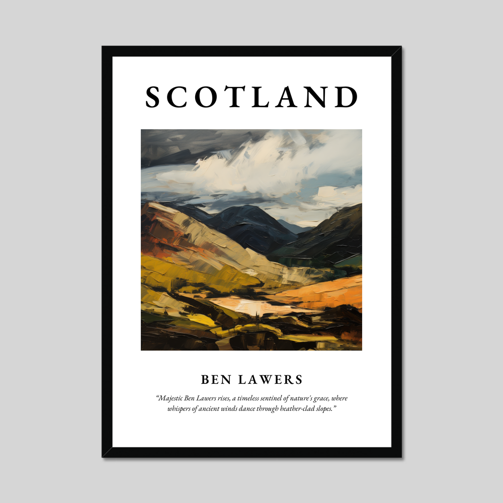 Poster of Ben Lawers, Scotland.