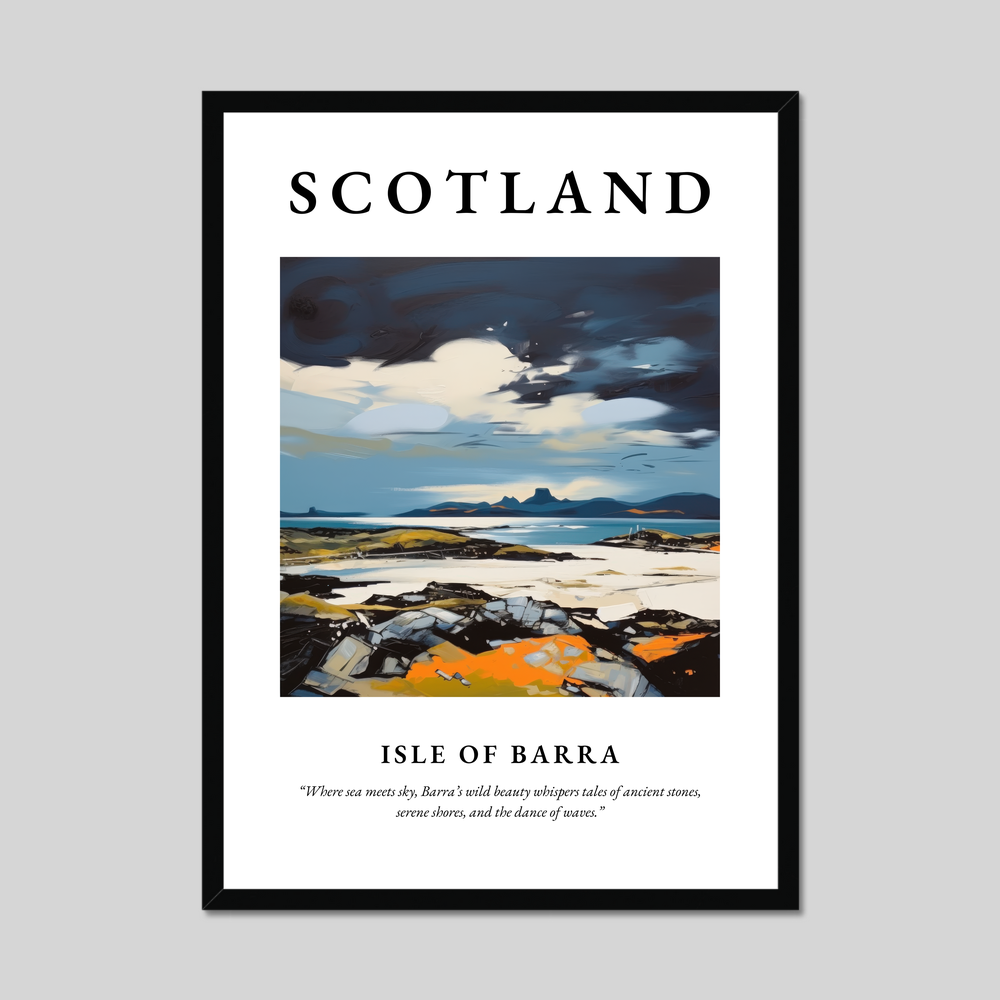 Poster of Isle of Barra, Scotland.