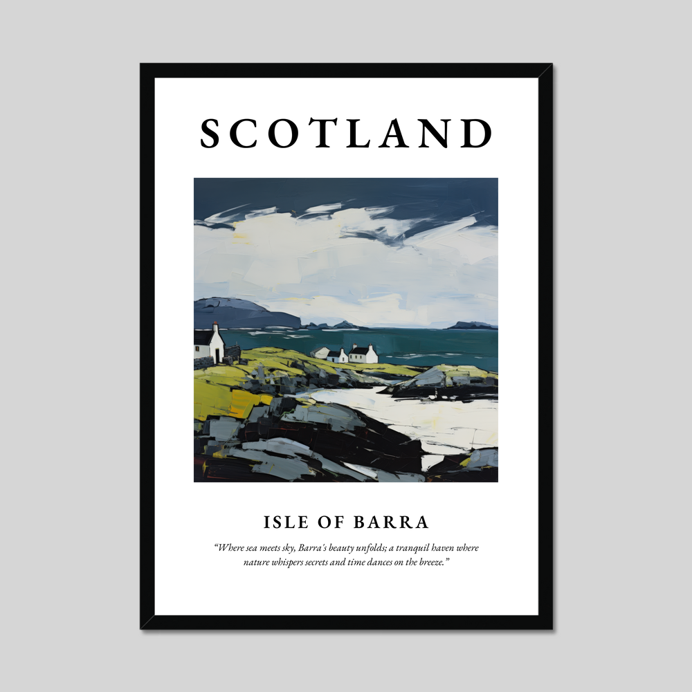 Poster of Isle of Barra, Scotland.