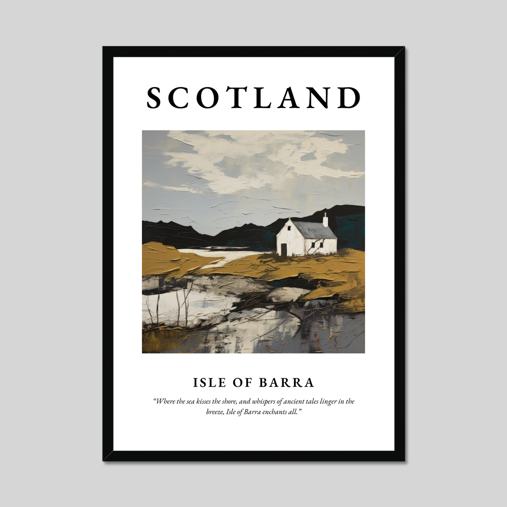 Poster of Isle of Barra, Scotland.