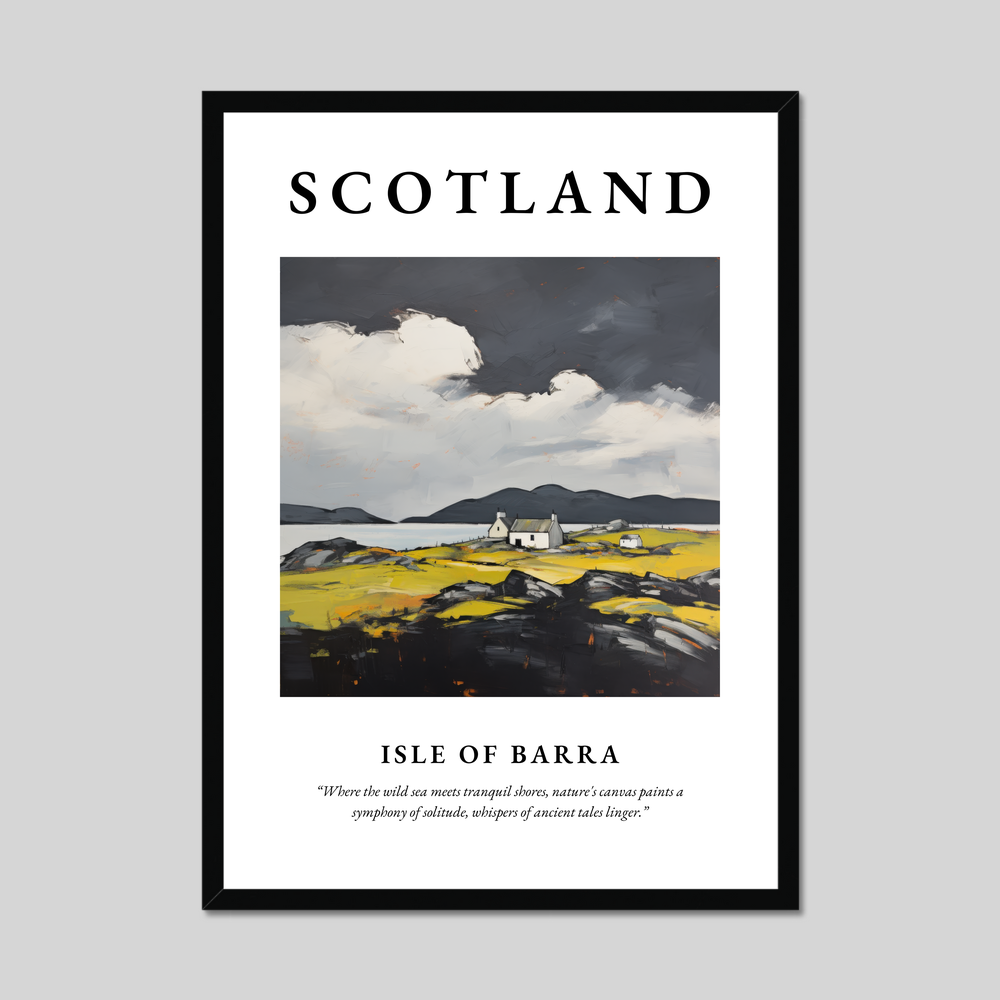 Poster of Isle of Barra, Scotland.