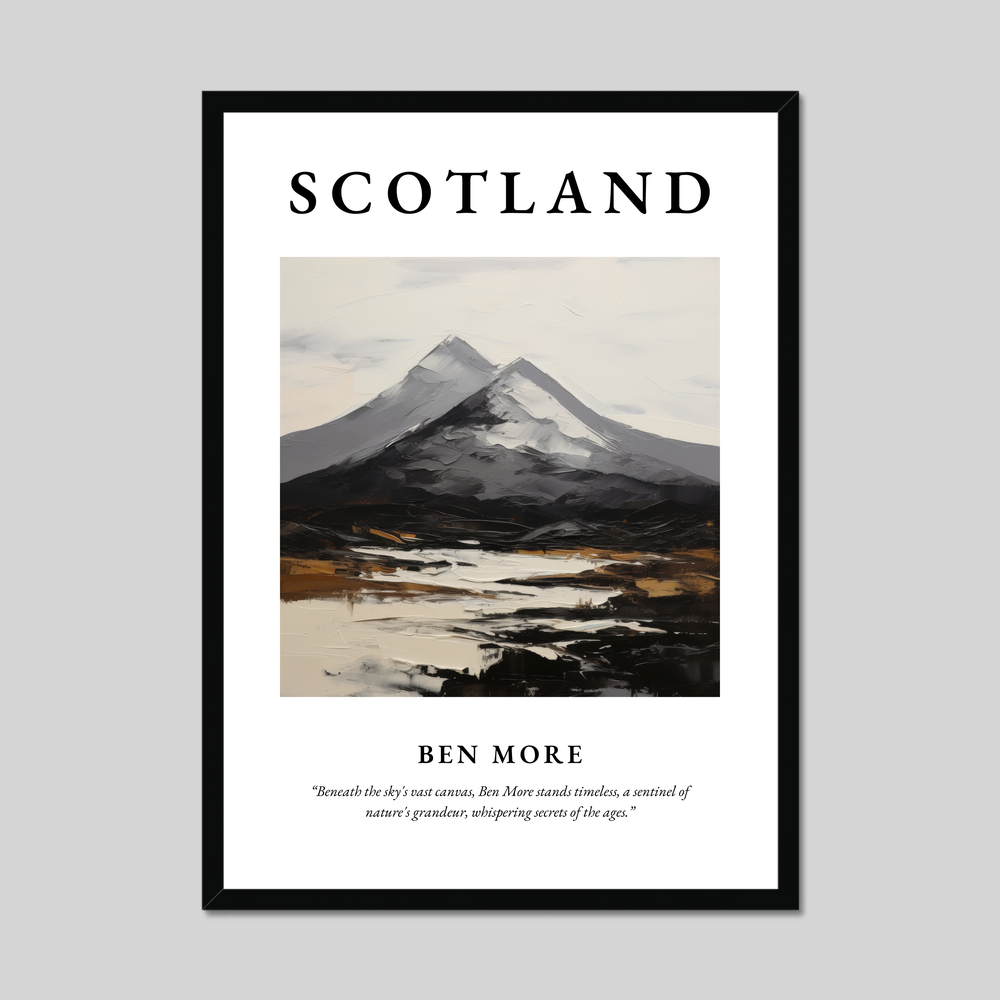 Poster of Ben More, Scotland.