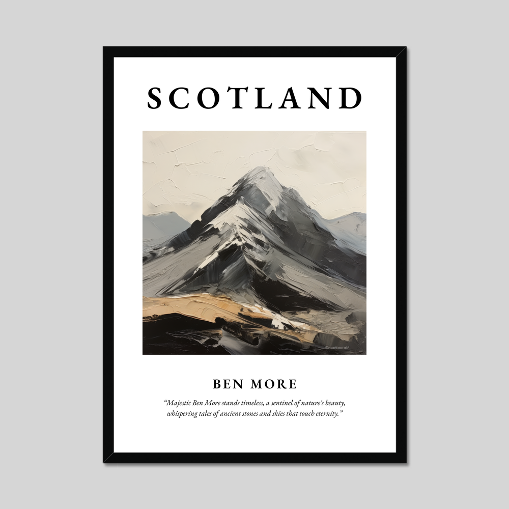 Poster of Ben More, Scotland.