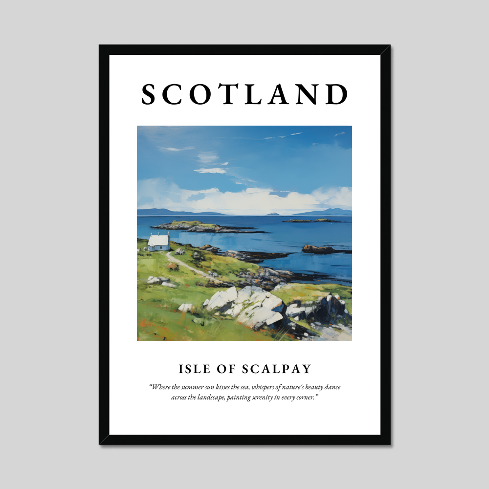 Poster of Isle of Scalpay, Scotland.