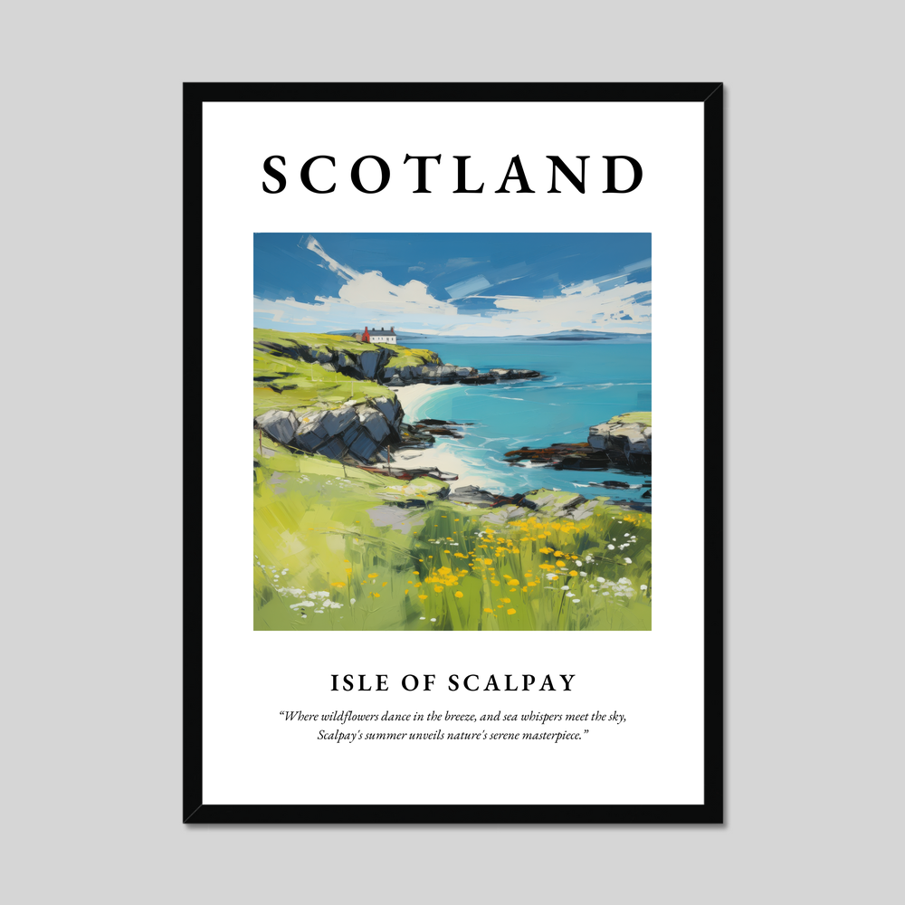 Poster of Isle of Scalpay, Scotland.