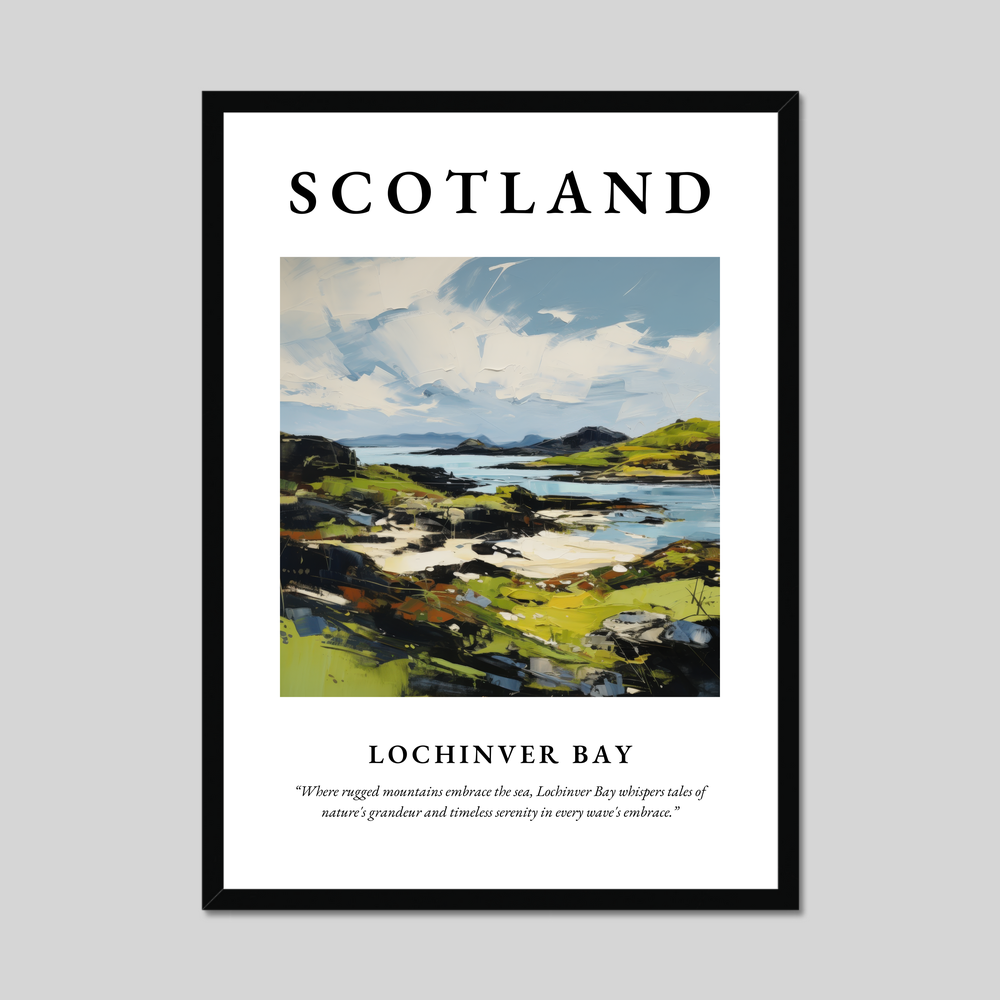 Poster of Lochinver Bay, Scotland.