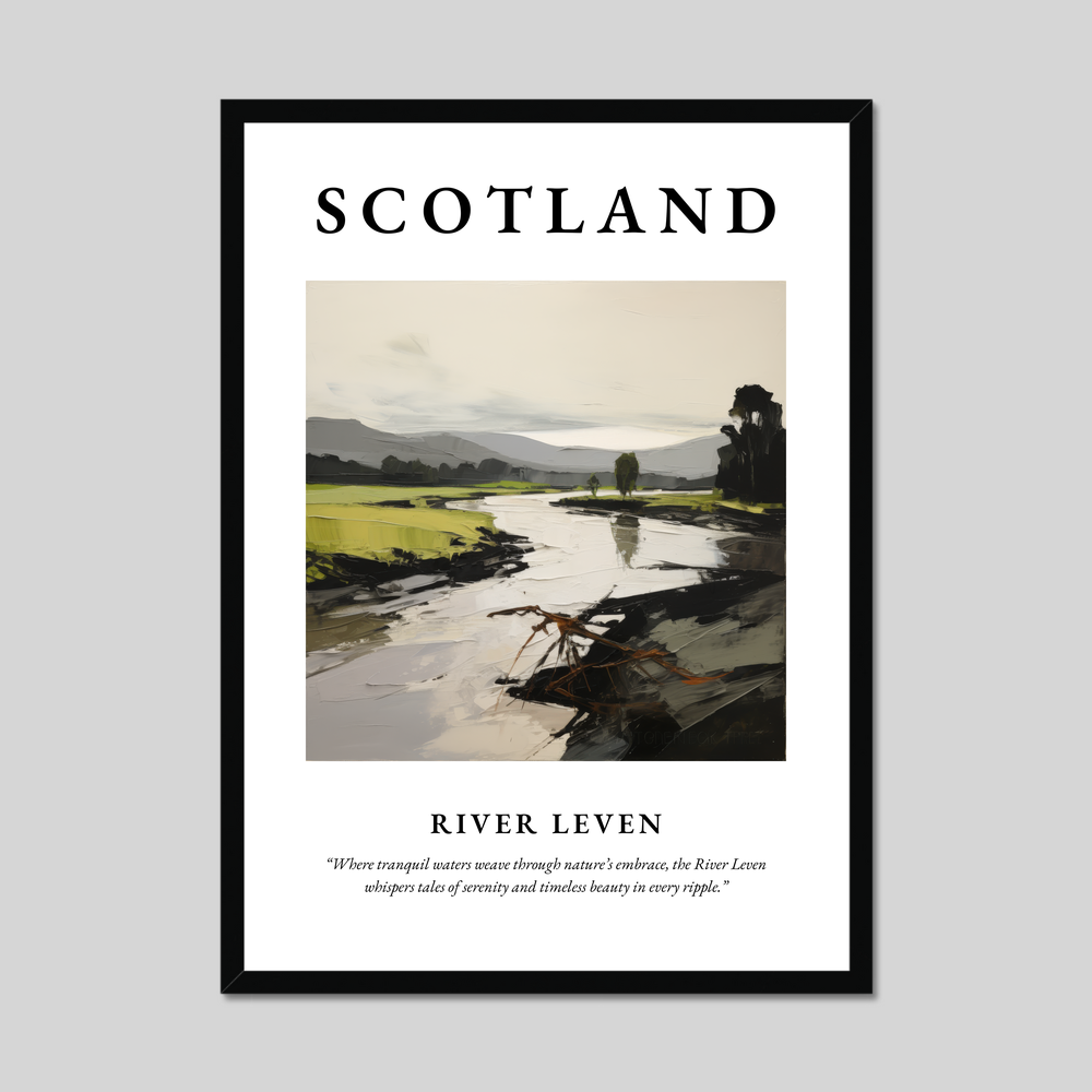 Poster of River Leven, Scotland.