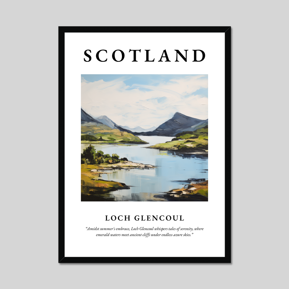 Poster of Loch Glencoul, Scotland.