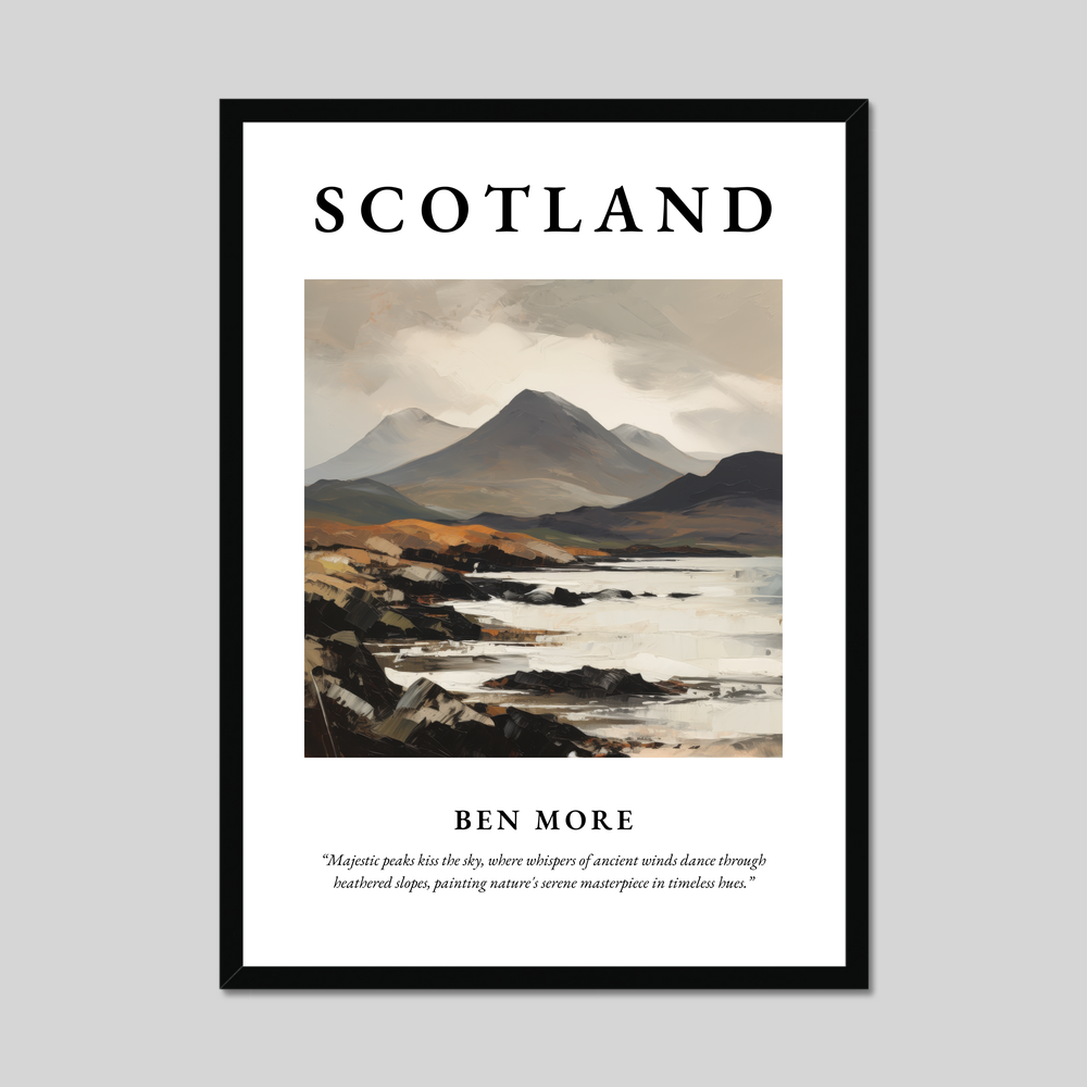 Poster of Ben More, Scotland.