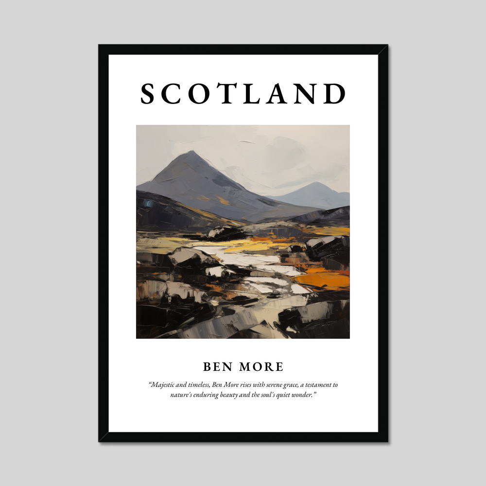 Poster of Ben More, Scotland.