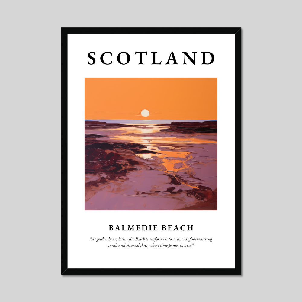 Poster of Balmedie Beach, Scotland.