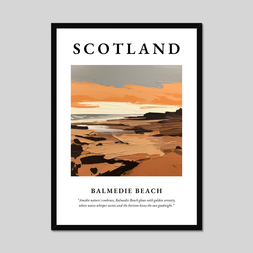 Poster of Balmedie Beach, Scotland.