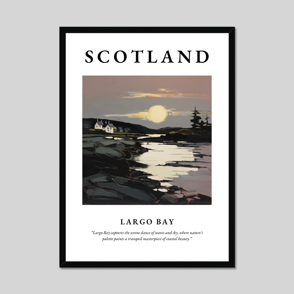 Poster of Largo Bay, Scotland.