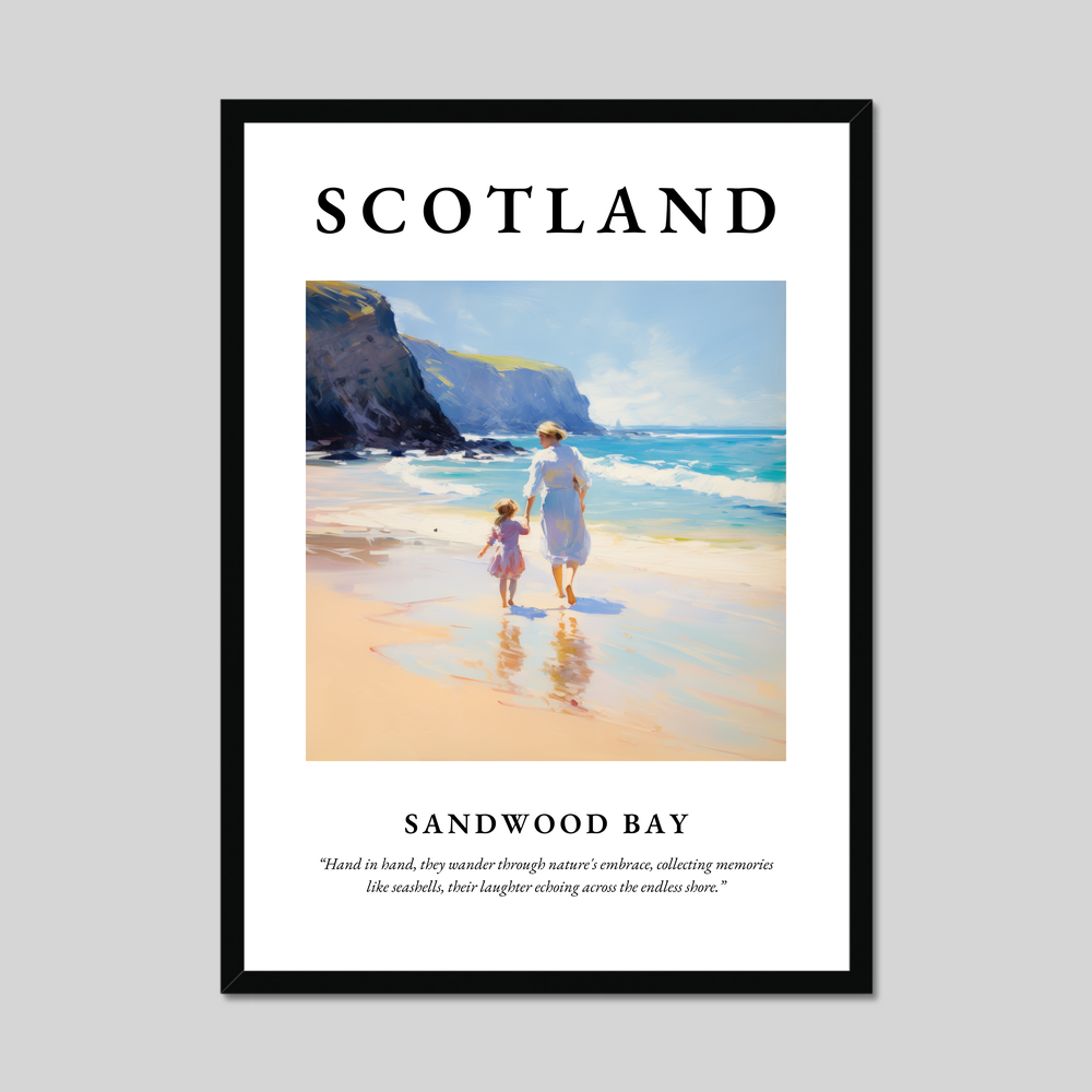 Poster of Sandwood Bay, Scotland.