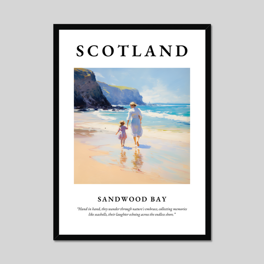 Poster of Sandwood Bay, Scotland.