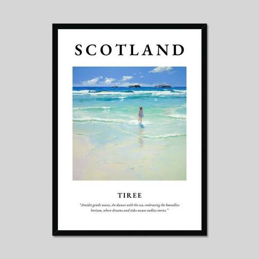 Poster of Tiree, Scotland.