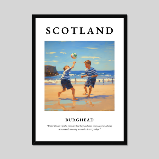 Poster of Burghead, Scotland.