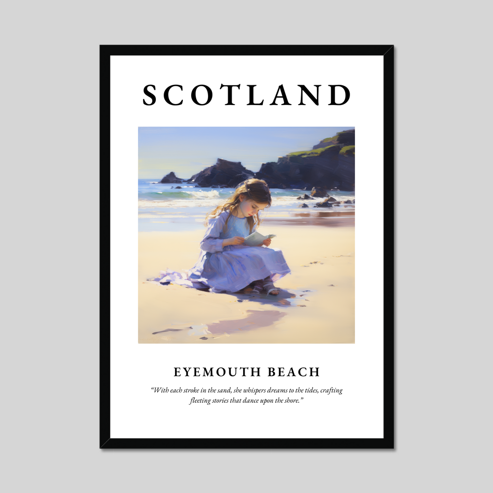 Poster of Eyemouth Beach, Scotland.