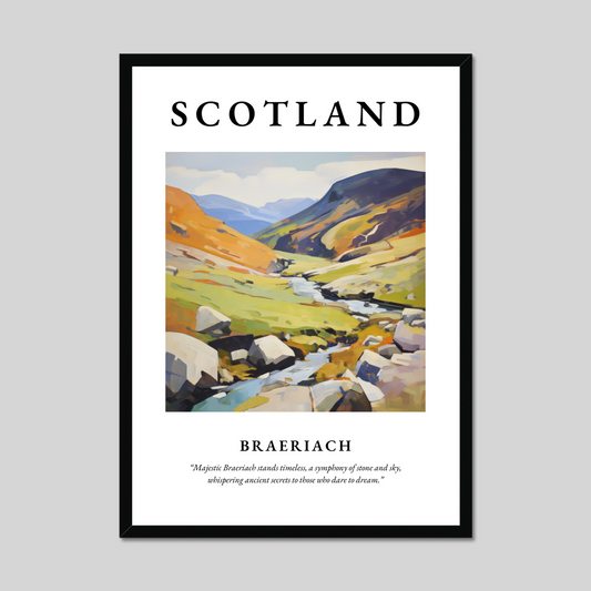 Poster of Braeriach, Scotland.