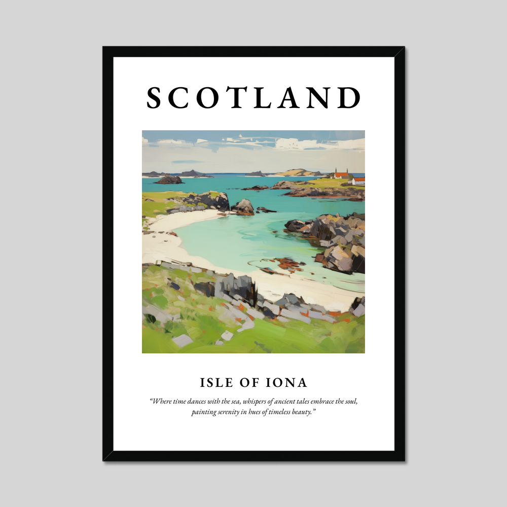 Poster of Isle of Iona, Scotland.