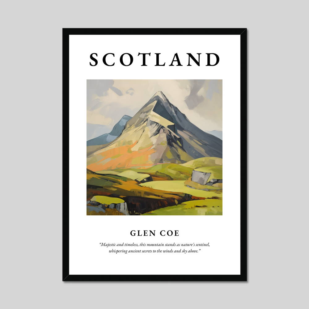 Poster of Glen Coe, Scotland.