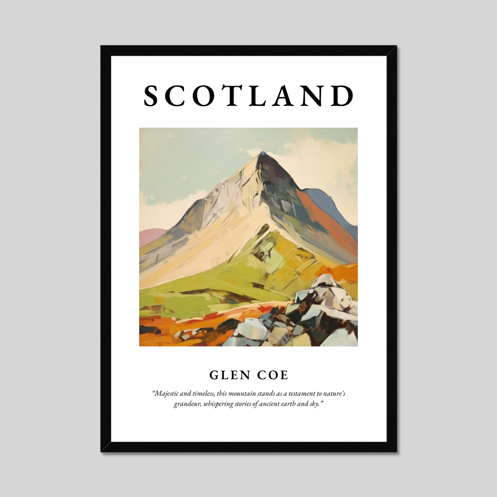 Poster of Glen Coe, Scotland.